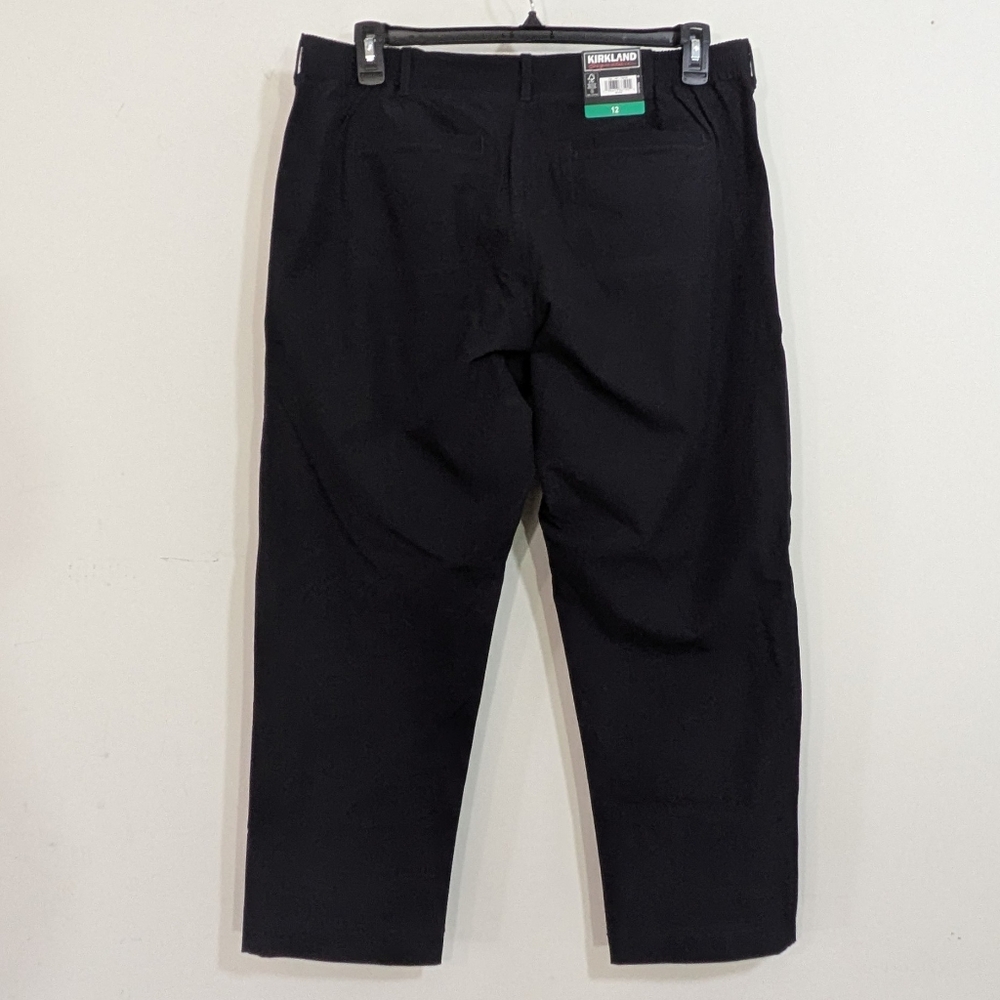 NEW Kirkland Signature Ladies Travel Pants - Black - Size 12 Womens - Picture 5 of 8